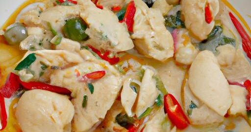 Thajské kuře s kokosovým mlékem