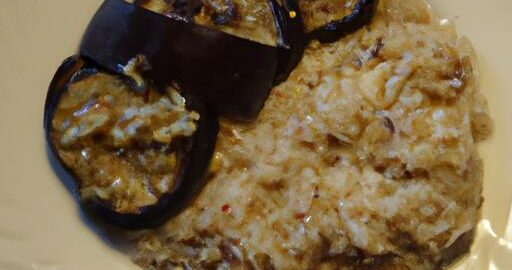 Kabátci z lilku a rýže