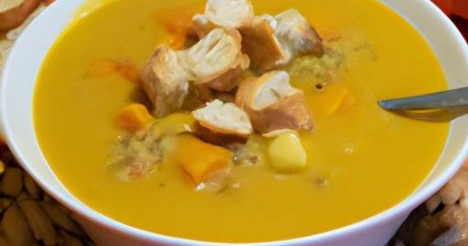Dýňová kari polévka kreol
