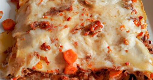 Lasagne bolognese s parmským šunkem