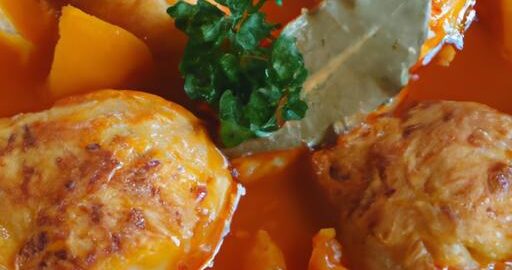 Inovativní guláš se zeleninovými knedlíky