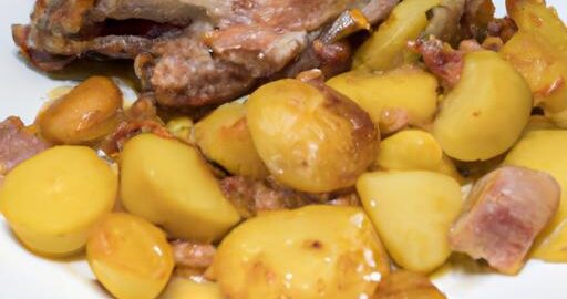 Pečené vepřové s bramborem