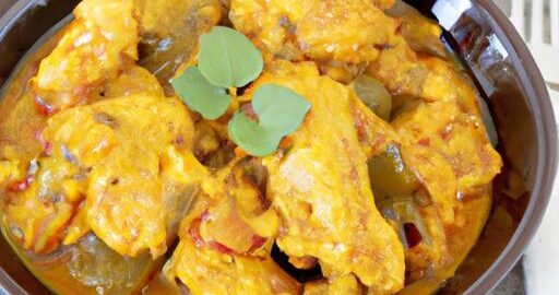 Kuřecí kadhai s paprikou