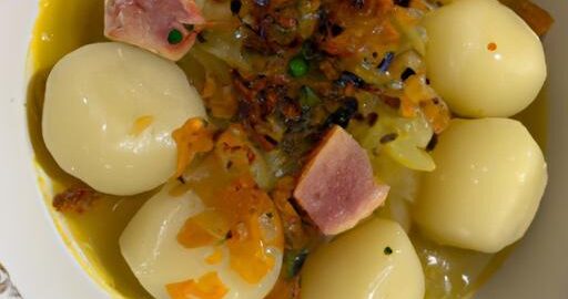 Bramborové knedlíky se špekovým zelím