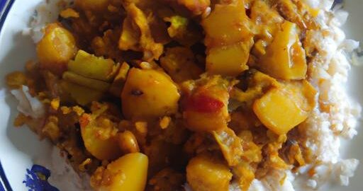 Aloo Gobi s rýží