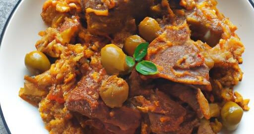 Kořeněná beránek s rýží