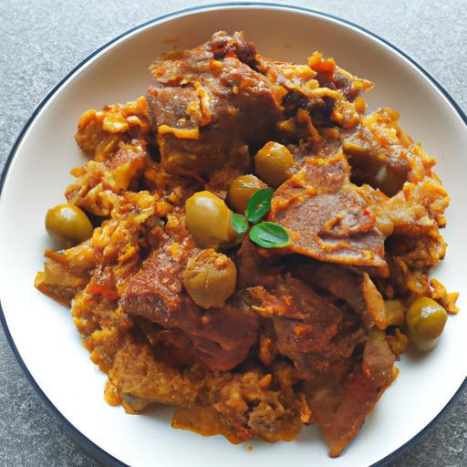 Kořeněná beránek s rýží