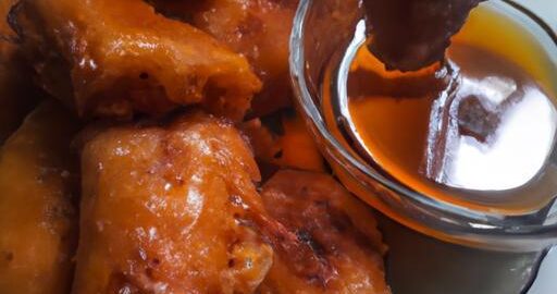 Smažený banán s medem