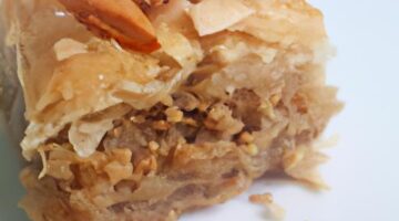 Baklava s mandlovými vločkami