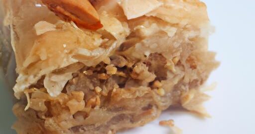 Baklava s mandlovými vločkami