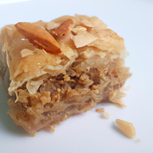 Baklava s mandlovými vločkami