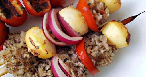 Grilované zeleninové špízy s quinoou