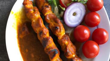 Kuřecí kebab s arabskými kořením