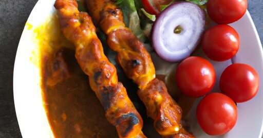 Kuřecí kebab s arabskými kořením