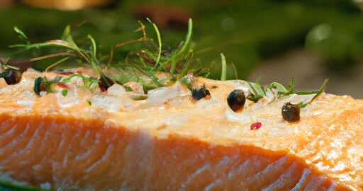 Losos od květeny s křupavou kůrou