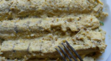 Pečená baklažánová mouka a jogurt