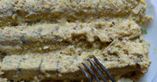 Pečená baklažánová mouka a jogurt