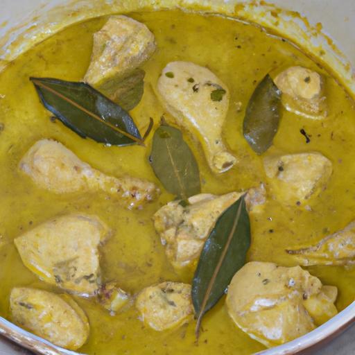 Kuřecí kari s bobkovým listem