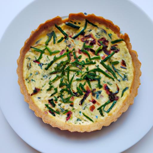 Quiche Lorraine s pažitkou
