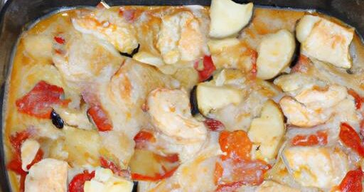 Ratatouille s kuřecím masem a parmazánem