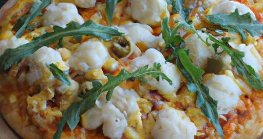 Květáková pizza s mozzarellou