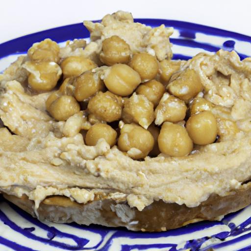 Arašídová pomazánka s česnekem a cizrnou