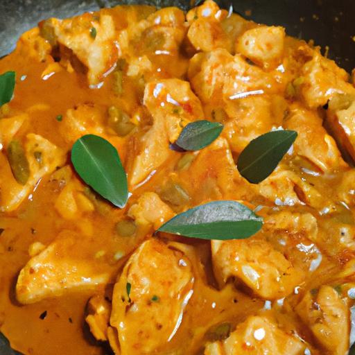 Rozmarýnový kuřecí tikka masala