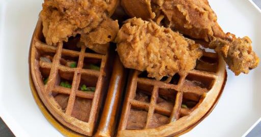 Kuřecí smaženice s wafly