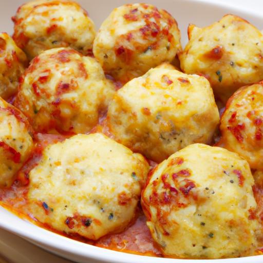 Sýrové kuřecí kuličky v omáčce