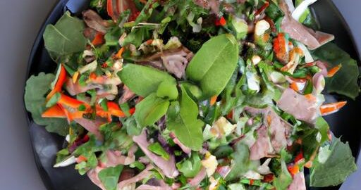 Vietnamský salát s hovězím masem