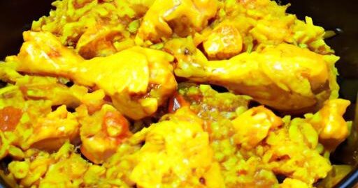 Kuřecí paella s kari