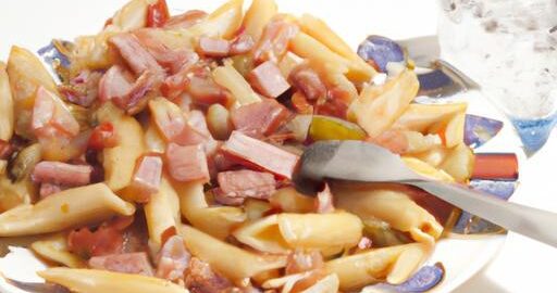 Penne alla vodka so šunkou