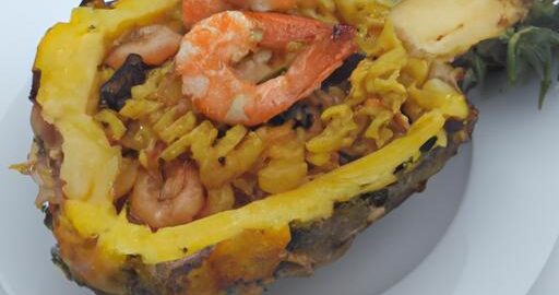 Nasi Goreng s krevetami a ananasem