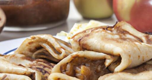 Palačinky s jablečnou omáčkou