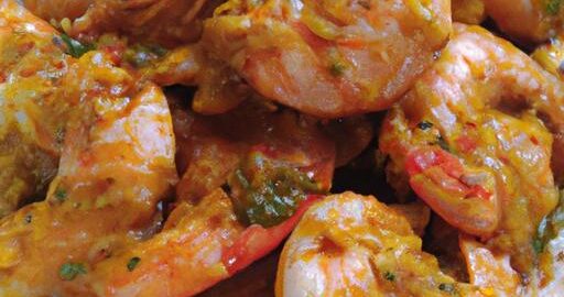 Smažené krevety v kari omáčce