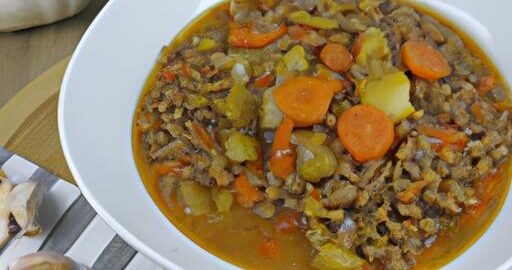 Veganský guláš s čočkou