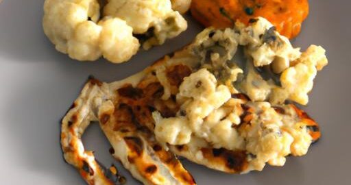 Květákový steak s batátovou kaší