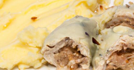 Kuřecí role s bramborovým pyré