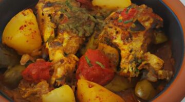 Lahodná marocká tajine s kuřecím masem