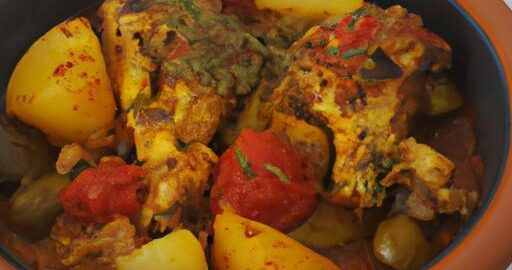 Lahodná marocká tajine s kuřecím masem