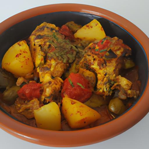 Lahodná marocká tajine s kuřecím masem