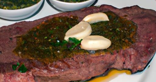 Argentinské steak s chimichurrim