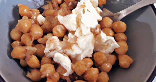 Cizrna s kozím sýrem a hnědým máslem