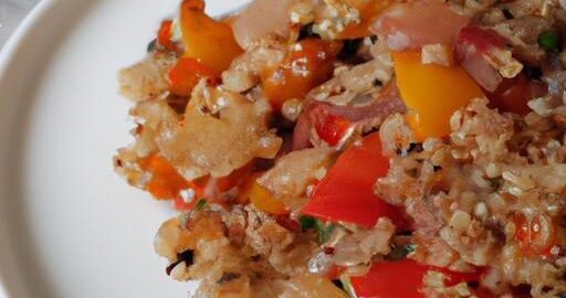 Kořeněné quinoa s opečenými zeleninami