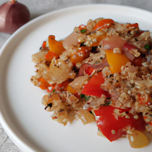 Kořeněné quinoa s opečenými zeleninami