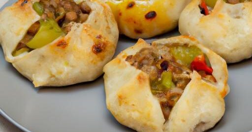 Plátěnky s masem a zeleninou