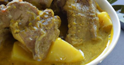 Lambové maso na kari