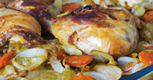 Kuře výpečka se zeleninou