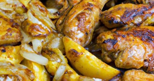 Kuřecí barbecue s brambory