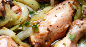 Kuřecí s jarní cibulkou